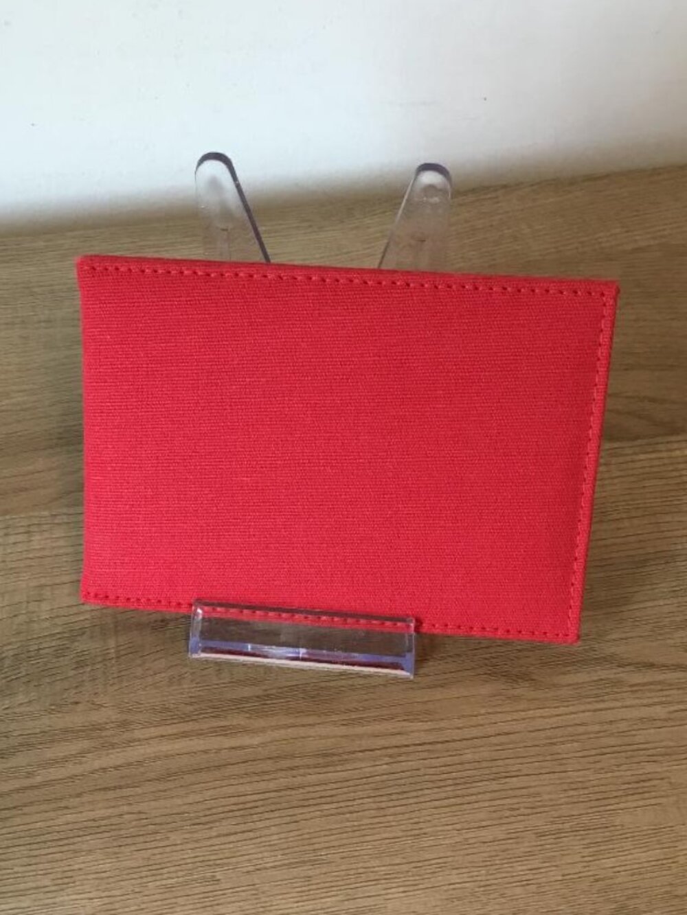 Coach Folding Mirror Red and White Signature Monogram With Dustbag NEW - Picture 3 of 4